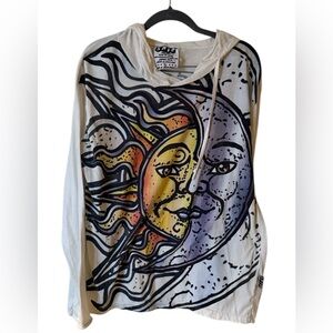 SURE Original Power By Moon Flower Sun & Moon Hoodie Y2K  Thailand